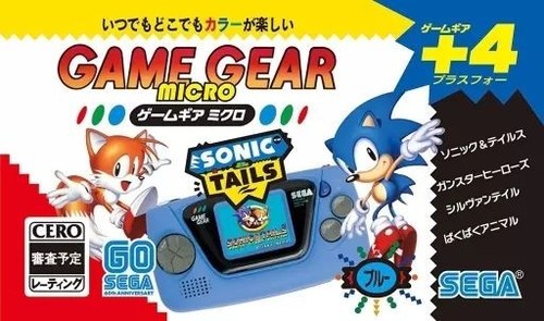 Sega game gear micro blue - sega, +4