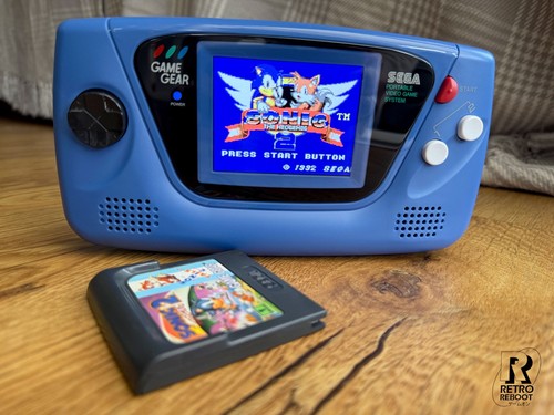 Console sega game gear blu - console,