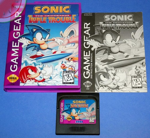 Sega game gear sonic - sega, triple