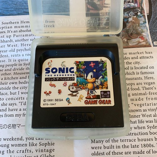 Game gear sonic - gear,