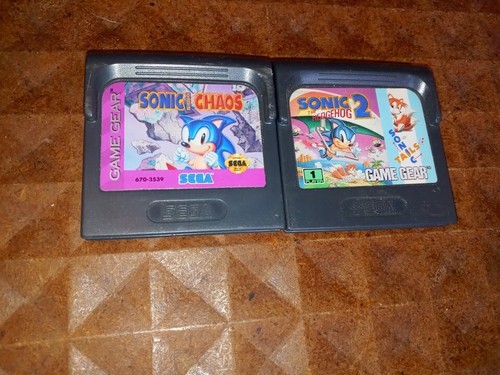 Sega game gear sonic chaos - game,